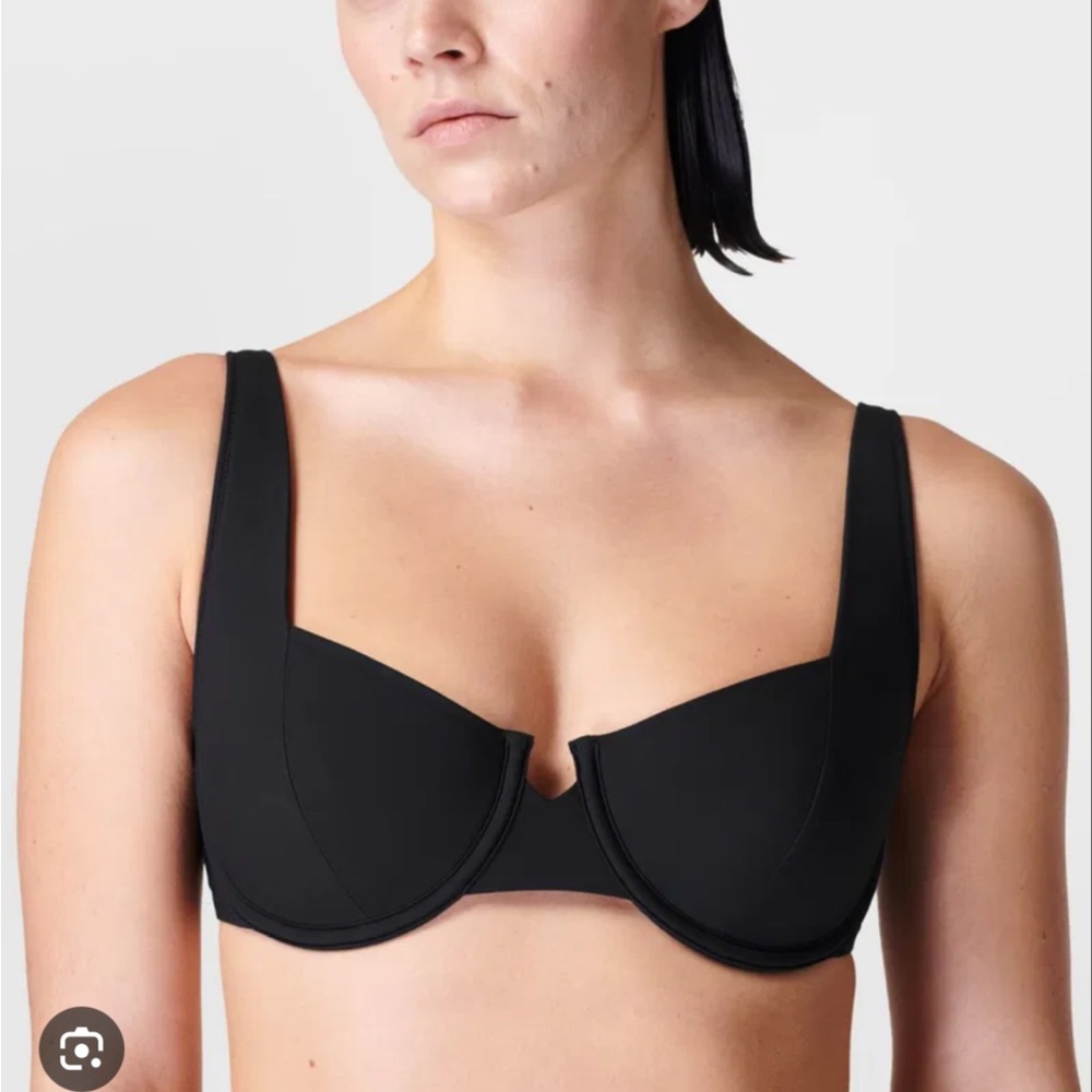 New‎ Sweaty Betty Laguna Underwired Bikini Swim Top Black XS